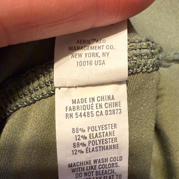 Aerie offline women’s medium 8 10 skirt skort olive Green Athleisure pocket - Picture 7 of 10